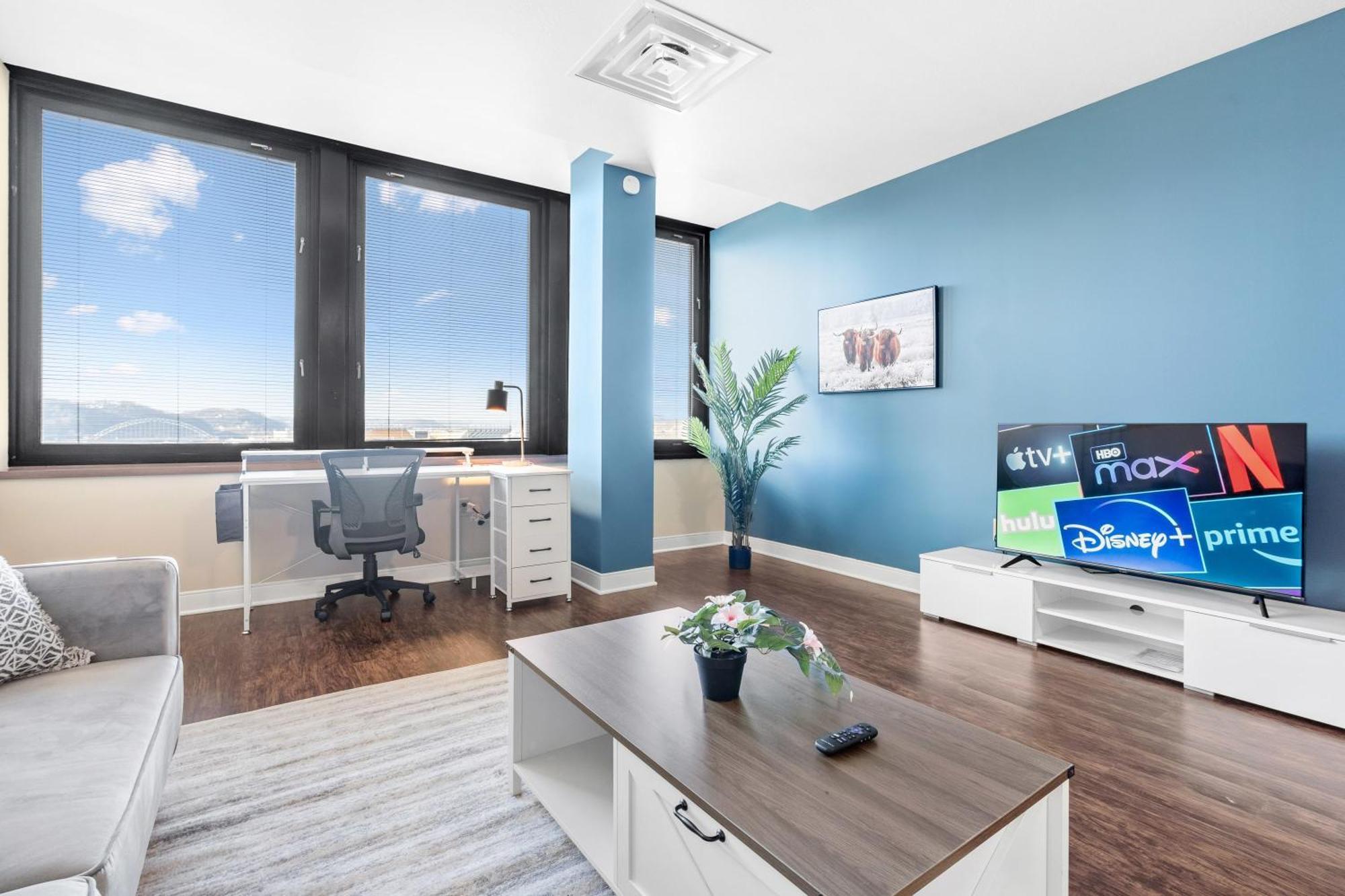 Luxury High Rise 1Bd River Views Downtown Pittsburgh Zewnętrze zdjęcie